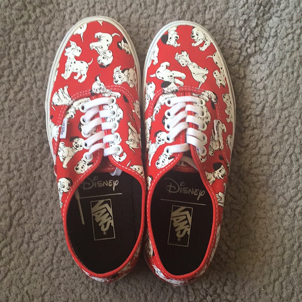 EUC Authentic Disney 101 Dalmatians Vans W9.0/M7.5